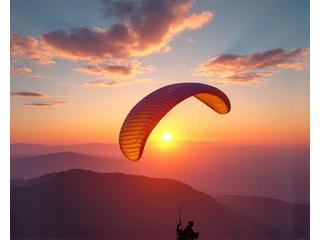 Paragliding Sunset
